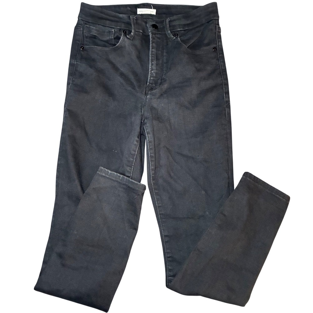 Good American Always Fits Good Legs Denim Cotton Womens 6-12 Black Skinny Jeans